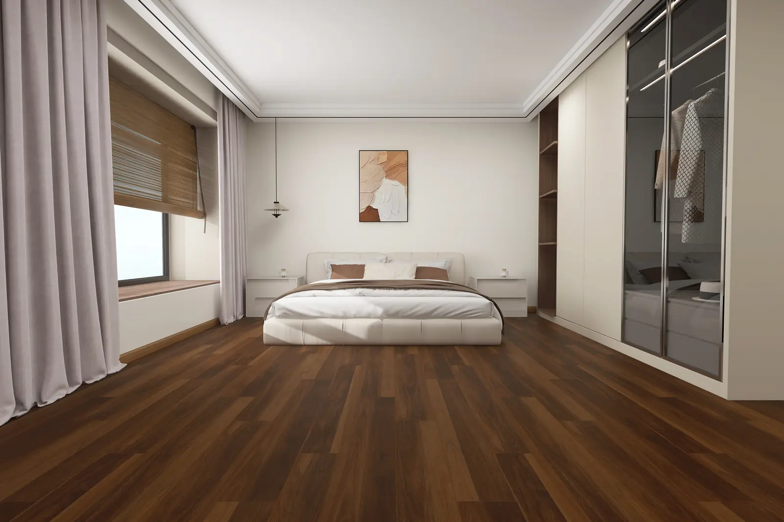 Auburn Oak flooring in a furnished interior
